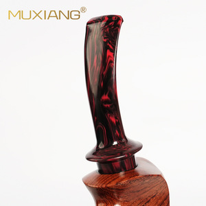 Muxiang Wooden Smoking Pipe Bent Type Rosewood Solid Wood Tobacco Pipe - Product Image 3