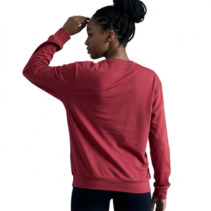 Sudadera de Leopardo para Mujer, Fabricación OEM, Algodón Suave, Manga Larga, Diseño Sólido con Insignia, Estilo Casual y Urbano, Top de Moda - Product Image 1