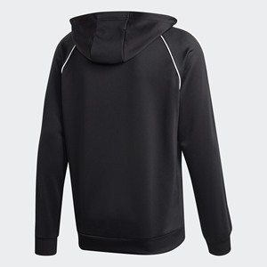 Adidas เสื้อฮู้ด Adidas SST PK ผู้ชายสีดำ/ สีขาวสไตล์ซิปขึ้นพร้อมหน้าจอพิมพ์การออกแบบและซับใน-100% ของแท้ - Product Image 3