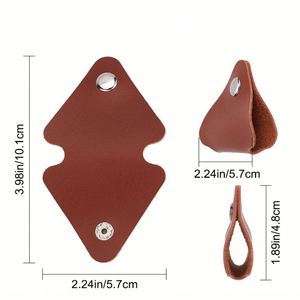Clips para Cables, Organizador de Cuero PU, Soporte para USB, Correas Multifuncionales para Cables, Gran Venta - Product Image 5