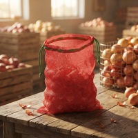 Productie van groenten- en fruitnetzakken op maat, inclusief uien-, aardappel- en knoflooknetzakken.