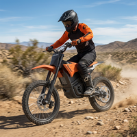 Moto tout-terrain électrique rechargeable avec amortisseurs pour la conduite en ville et en campagne