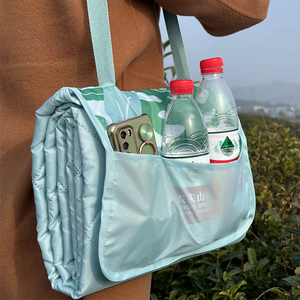 Tapis de pique-nique à ultrasons <span class=keywords><strong>Portable</strong></span> couverture de pique-nique lavable en machine tapis de pique-nique épaissi étanche à l'humidité - Product Image 3