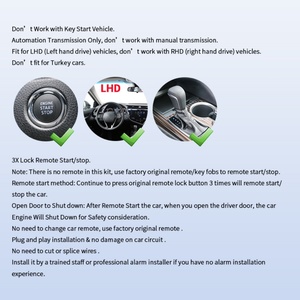 EASYGUARD <b>Remote</b> Starter Fit for Avalon Hybrid/ Camry Hybrid/ corolla Hybrid Automatic Transmission LHD Car Only - Product Image 5