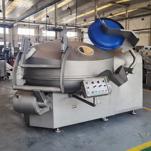 Coupe-vacuum industriel commercial pour viande 550L en acier inoxydable, mélangeur automatique de viande pour saucisses, hachoir, mélangeur - Product Image 1