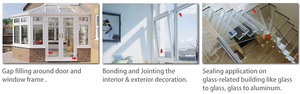 JY810 Excellent Adhesion on Glass and Aluminum Surfaces Perfect for Sealing Door and <strong>Window</strong> Acetic Sealant Caulking <strong>Silicone</strong> - Product Image 4