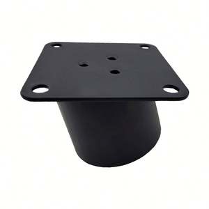 Mesa Silla Sofá Muebles Pierna Fijación Placas Negro Pierna en ángulo Placas de montaje - Product Image 5