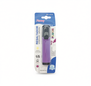 Evidenziatore Penny rosa con punta a scalpello da 1/5 mm per evidenziare testi, per uso scolastico e in ufficio - Product Image 1
