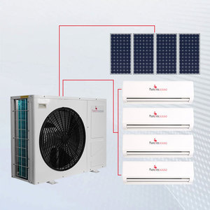 ปั๊มความร้อนพลังงานแสงอาทิตย์แบบโพลีคริสตัลไลน์รุ่นใหม่ R32 ขนาด 8KW 11kw 16kw 20kw พร้อมตัวควบคุม WIFI - Product Image 3
