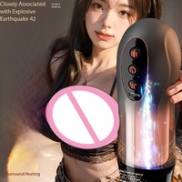 Großhandel Automatischer Masturbator für Männer mit 10 Vibrationsmodi, Leise, Realistisch, TPE, mit Heiz- und Saugfunktion, OEM verfügbar