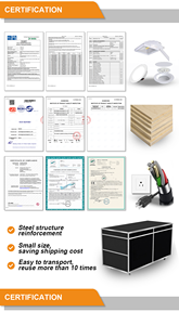 Trade Show Expo OEM Size Wooden Modular Exhibition Booth Custom Exhibition Stand Customized Recycled Wooden Quick <strong>Setup</strong> 30min - Product Image 5