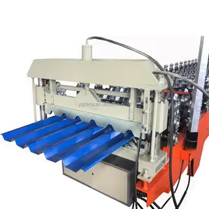 Low price hot selling color steel metal roof panel automatic profiling cold bending equipment