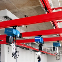 Système de grue KBK Q355b de 500 kg, ultra-précis et de haute qualité, structure intégrée pour rail, sans soudure