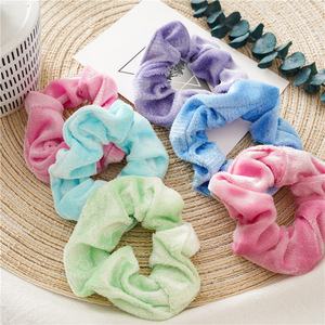12 pezzi fascia per capelli in velluto con tema Macaron morbidi elastici per capelli in colori gelato all'ingrosso cravatte per capelli e Bobbles - Product Image 3