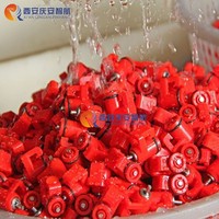 QZH Abreuvoir à bille en acier inoxydable de bonne qualité à 360 degrés pour volailles en cage, avec valve et tétine
