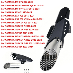 Cubierta de Silenciador de Tubo de Escape para YAMAHA YZF R7 TRACER 700 7 GT 2021 <span class=keywords><strong>2022</strong></span> 2023 2024 MT-<span class=keywords><strong>07</strong></span> 2025 MT07 Tracer <span class=keywords><strong>FZ</strong></span>-<span class=keywords><strong>07</strong></span> XSR 700 XTribute - Product Image 6