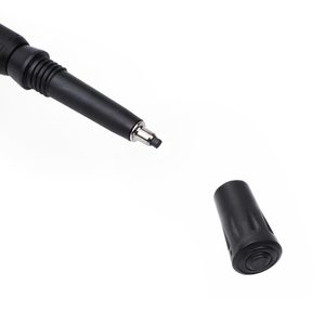 Bâtons de randonnée télescopiques en aluminium à 3 sections, pliables, réglables, avec embout en caoutchouc - Product Image 3
