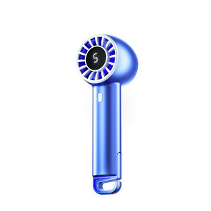 Mini Ventilador Portátil con Pantalla Digital, 5 Velocidades, Manos Libres, Alimentado por USB, para Escritorio, Uso en Exteriores - Product Image 5