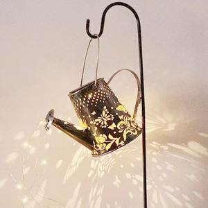 <span class=keywords><strong>Lampe</strong></span> d'ambiance suspendue à LED en fer étanche IP65 avec batterie Lampes de jardin solaires - Product Image 4