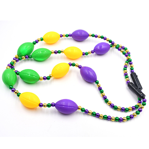Couronne <span class=keywords><strong>de</strong></span> roi lumineuse pour le Mardi Gras et énormes ampoules en acrylique <span class=keywords><strong>Fleur</strong></span> <span class=keywords><strong>de</strong></span> <span class=keywords><strong>Lys</strong></span>, collier à breloques lumineux à LED clignotantes - Product Image 6