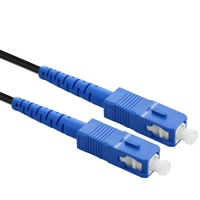 Câble de raccordement à fibres optiques SM pré-terminé G657A1 G657A2 avec connecteurs SC/UPC 50M/75M/100M/150M/200M/250M/300M