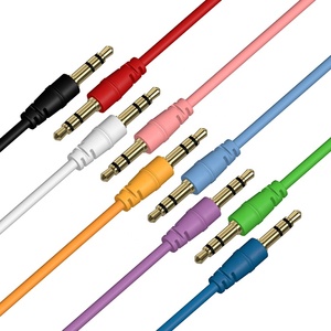 1m <span class=keywords><strong>Jack</strong></span> 3.5mm erkek Stereo araba Aux ses kablosu cep telefonu kulaklık hoparlör MP4 MP3 PC için - Product Image 6