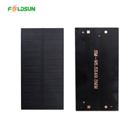 Cellule solaire monocristalline PERC compacte Foldsun, haute efficacité 22,4 %, dimensions personnalisées et courant, dimensions du panneau 95,5 x 49,3 mm