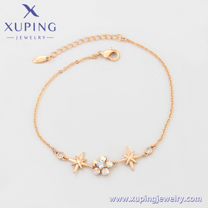 Xuping-Pulseras <span class=keywords><strong>de</strong></span> mano <span class=keywords><strong>de</strong></span> estilo europeo <span class=keywords><strong>para</strong></span> mujer, joyería femenina <span class=keywords><strong>de</strong></span> transmisión en vivo, color dorado <span class=keywords><strong>de</strong></span> 18K, oferta semanal, A00823232 - Product Image 5