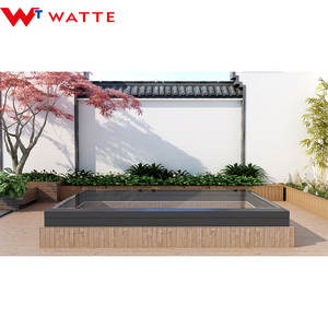 Fenêtre <span class=keywords><strong>de</strong></span> toit en gaze verticale en aluminium sur mesure, double vitrage isolant avec moteur électrique <span class=keywords><strong>pour</strong></span> puits <span class=keywords><strong>de</strong></span> <span class=keywords><strong>lumière</strong></span> <span class=keywords><strong>de</strong></span> <span class=keywords><strong>sous</strong></span>-<span class=keywords><strong>sol</strong></span> - Product Image 4