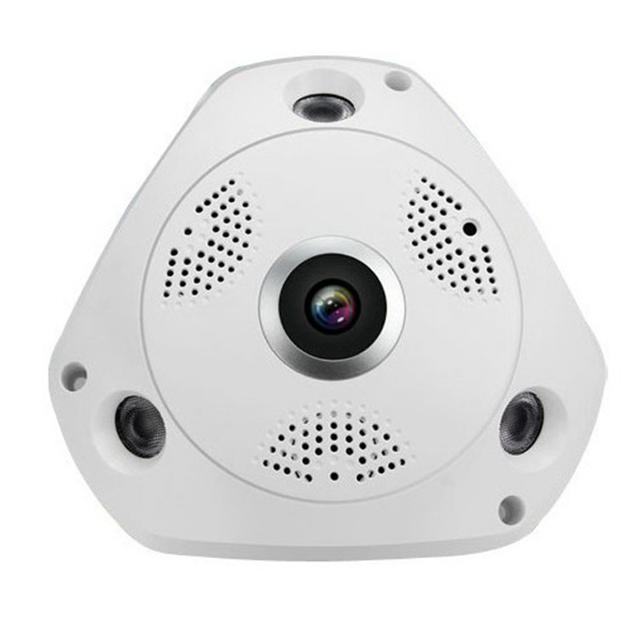360 Panoramic Vehicle Fisheye Camera CCD VR Security Surveillance IP Camera IR Night Vision for Bus
