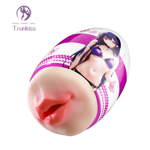 Cangkir masturbasi seks Oral <span class=keywords><strong>Anime</strong></span> baru produk seks dewasa desain tekstur kulit mulut realistis cangkir masturbasi pria Manual - Product Image 2