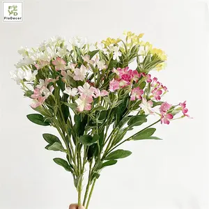 Vente en gros de fleurs de dianthus en soie artificielle de haute qualité pour la décoration de mariage et de maison Arrangements floraux