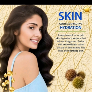 OEM GreenIVe 100% Huile de ricin pure pour la croissance des cils et des sourcils Hydratant organique pour la peau Detox Wraps Avantages de l'huile essentielle pour les cheveux - Product Image 5