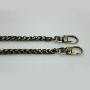 <span class=keywords><strong>Tracolla</strong></span> a Catena a Spiga in Metallo da 120 cm 47'' di Ricambio per Borsa <span class=keywords><strong>Oro</strong></span> Argento Canna di Fucile con Ganci per Creazione Borse Fai-da-Te - Product Image 6