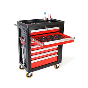 Boîte à outils mobile multifonctionnelle, pièce pour chariots Pièces d'outils lourds, armoire à outils en acier pour l'entretien des tiroirs Chariot d'outils de réparation automobile - Product Image 5