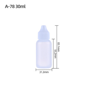 재고 있음 PE 플라스틱 스퀴즈 파운데이션 및 헤어 스프레이 병 10ml 30ml 35ml 60ml 90ml 사이즈 쉬운 개봉형 엔드 씰 - Product Image 5