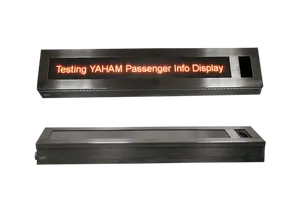 P6/P8/ P10 Matrix Passenger Information Message Display Panel Bus Metro Station Led Sign Indoor FULL Color Customized YHT-PID