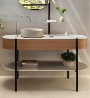 Lavabo Au Sol Lavabo Plancher Lavabo Console Lavabo Lavabo Console Noir En Acier Inoxydable Meuble De Vanité Traditionnel Table De Suite