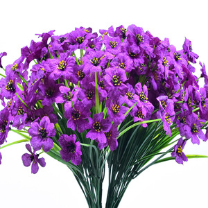 <span class=keywords><strong>Flor</strong></span> <span class=keywords><strong>de</strong></span> plástico violeta <span class=keywords><strong>artificial</strong></span> resistente a los rayos UV sin decoloración <span class=keywords><strong>de</strong></span> 5 tenedores para jardín doméstico para <span class=keywords><strong>Amazon</strong></span> Vendedor superior para ocasiones <span class=keywords><strong>de</strong></span> Graduación - Product Image 4