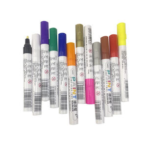 Stylos de peinture graffiti à séchage rapide à base d'huile, 12 couleurs assorties, permanents, pour plastique – Vente chaude - Product Image 2