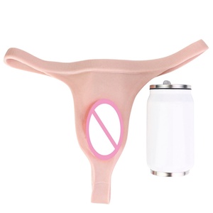 Realistic Wearable Sissy Male and Female <b>Masturbation</b> Cup Real Vaginal Decoration - Product Image 2