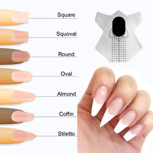 Private Label Self-Adhesive Dual Nail <strong>Form</strong> Acrylic Nail Tip Extension Nail Art <strong>Forms</strong> - Product Image 5