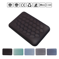 Repose-poignets ergonomique en mousse à mémoire de forme pour clavier Cloud, avec texture à bulles massantes, pour le bureau et le gaming