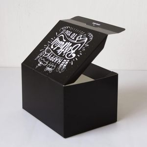 Caja <span class=keywords><strong>de</strong></span> Regalo Sorpresa con Kit <span class=keywords><strong>de</strong></span> Confeti Explosivo (Negro Premium) Feliz <span class=keywords><strong>Cumpleaños</strong></span>, Broma con Confeti que Salta 7.2x5.5x4.3 Pulgadas - Product Image 6