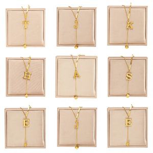 Collar con Colgante de Letra XL415, Estilo Europeo y Americano, Unisex, de Acero Inoxidable Electrochapado, Resistente a la Decoloración, Venta al Por Mayor - Product Image 1