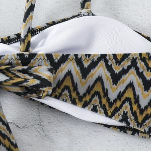 Traje de Baño de Lujo Personalizado, Conjunto de Bikini de Dos Piezas con Estampado de Leopardo, Ropa de Playa, Traje de Baño Deportivo de Lujo - Product Image 3