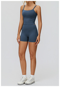 Shorts <span class=keywords><strong>de</strong></span> yoga <span class=keywords><strong>de</strong></span> cintura alta con pliegues fruncidos y diseño plisado para <span class=keywords><strong>mujer</strong></span>, ideales para correr al aire libre y fitness. - Product Image 6