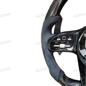 Volant sport en cuir et fibre de carbone, vente en gros d'usine, best-seller pour <span class=keywords><strong>Mercedes</strong></span>-Benz G500 W204 W205 W167 W213 W222 W207 W212 - Product Image 2