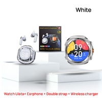 Reloj Inteligente Deportivo 2 en 1 D30 Watch Ultra 2026 para Hombre, Juego de 2 Correas, Llamadas por Bluetooth, Frecuencia Cardíaca, con Auriculares