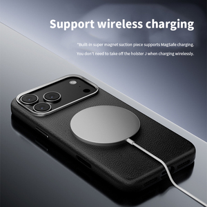 Ốp lưng chống sốc bằng da PU thiết kế tùy chỉnh, kiểu dáng thời trang, phổ biến, dành cho iPhone 17 Air, 17 Pro, 17 Pro Max - Product Image 5